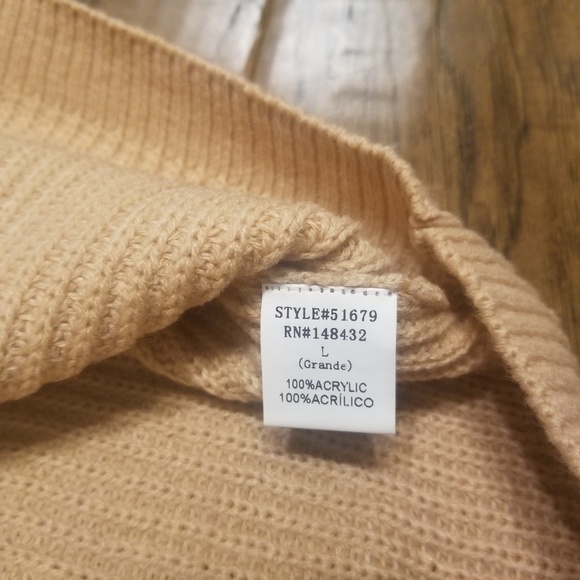 Staccato Lace-up-front sweater Dusty Mauve Large - Picture 5 of 5